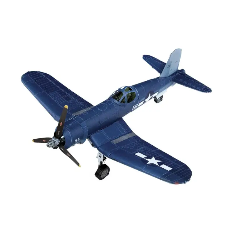 MetalEarth Aviation: F4U CORSAIR 12.9x10.5x4.4cm Schaalmodel Exclusieve Aanbieding