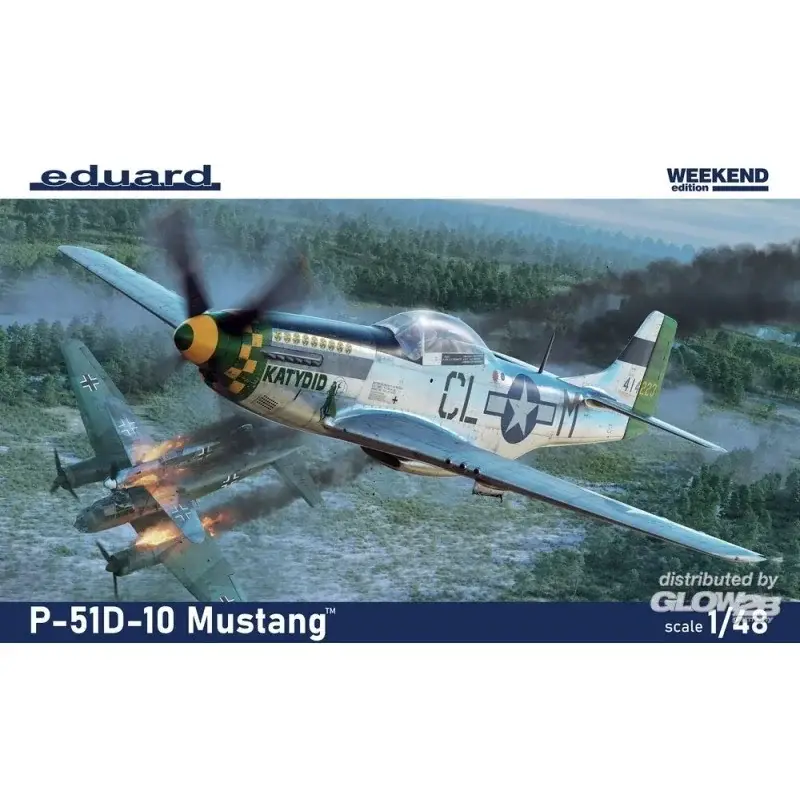 Snelle Levering P-51D-10 Mustang Weekend-editie Schaalmodel