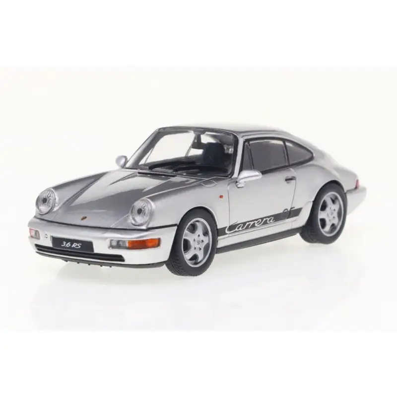 Meest Verkocht 1:43 porsche 911 (964) rs silver w/black stripe 1994 Miniatuur