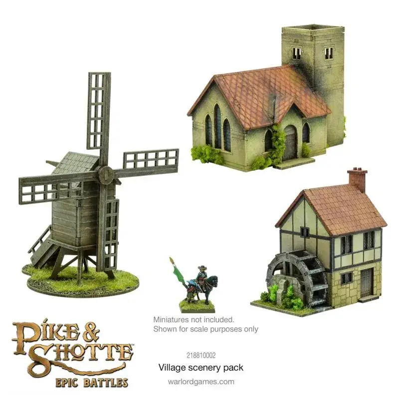 Direct Verzonden Pike & Shotte Epic Battles - Village Scenery Pack Figuur spellet