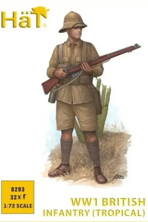 Fabrieksprijs British Infantry (tropical) (WWI) (32 figures/box) Figuren