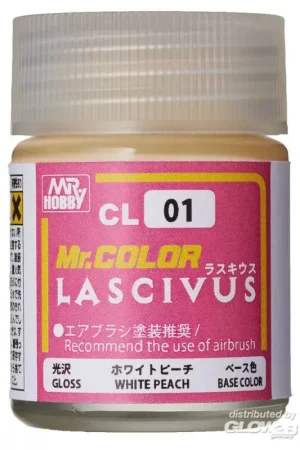 Weekendaanbieding Mr Hobby -Gunze Mr. Color Lascivus (18 ml) White Peach Acrylverf