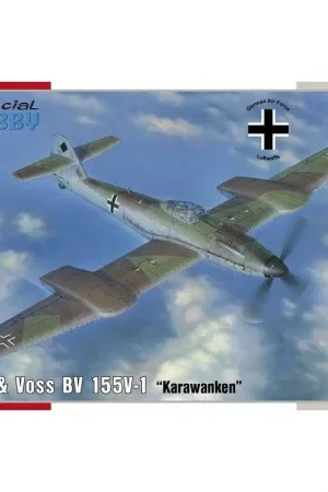 Aanbieding Blohm-und-Voss Bv-155V-1 De Blohm Voss BV 155B moest gewoon dat wapen worden om de nieuwe Amerikaanse B-29 bommenwerpers op grot