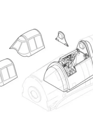 Grumman F6F-3/5 Hellcat interior and cockpit set (toebehoren voor modelbouwsets van Hasegawa) Goedkoop