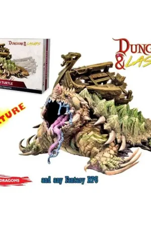 Dungeons & Lasers - Deuslair - Dragon Turtle Figuurtje Lage Kosten