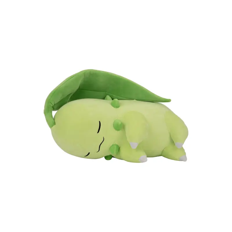 Pokemon Sleeping Plush 45cm Sleeping Chikorita Germignon Direct Verzonden