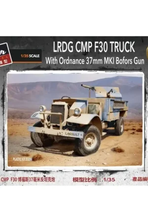 Speciale Aanbieding THUNDER MODEL: 1/35; LRDG F30 Gun Truck, standard edition Schaalmodel