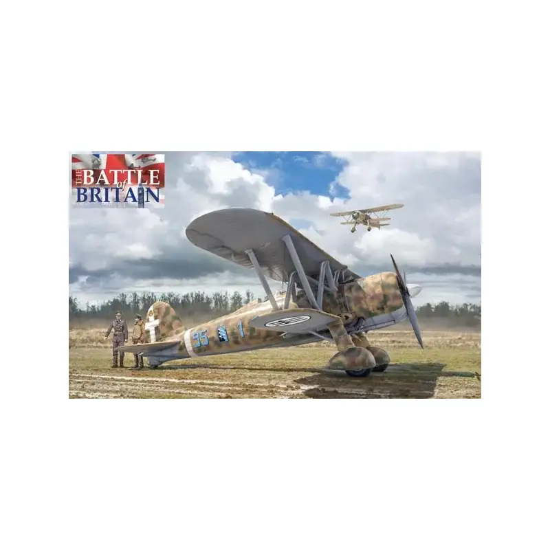 Laatste Kans Fiat CR.42 Battle of England Schaalmodel