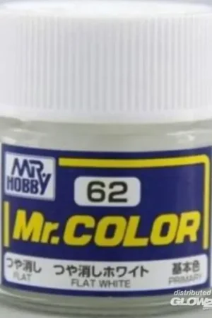 Mr Hobby -Gunze Mr. Color (10 ml) Flat White Acrylverf Populair