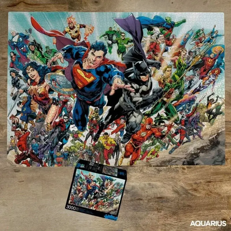 Express Levering DC Comics puzzel Cast (3000 stukjes)