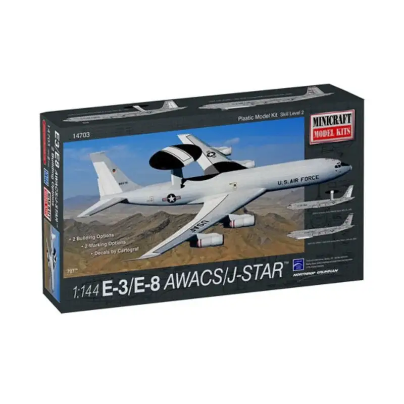 Aanbieding E-3 / e-8 awacs / jstar Schaalmodel