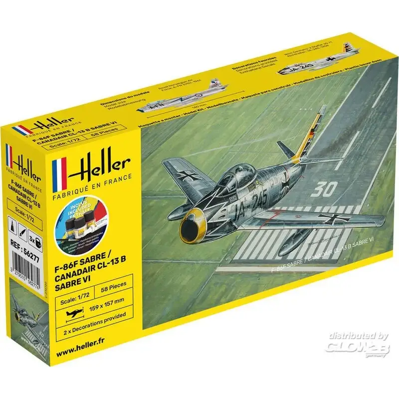 Beste Prijs STARTER KIT F-86F SABRE / CANADAIR CL-13 B Sabre VI Schaalmodel