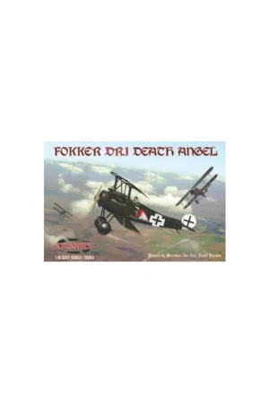 Plastic model kit of a Fokker DR.1 Death Angel aircraft, 1:48 scale Schaalmodel Premium