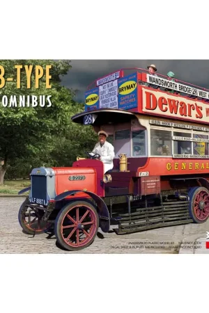 Lgoc b-type londen omnibus uiterstgedetailleerd model nauwkeurige motor duidelijke onderdelen inbegrepen foto-geëtste onderdel Beste Prijs