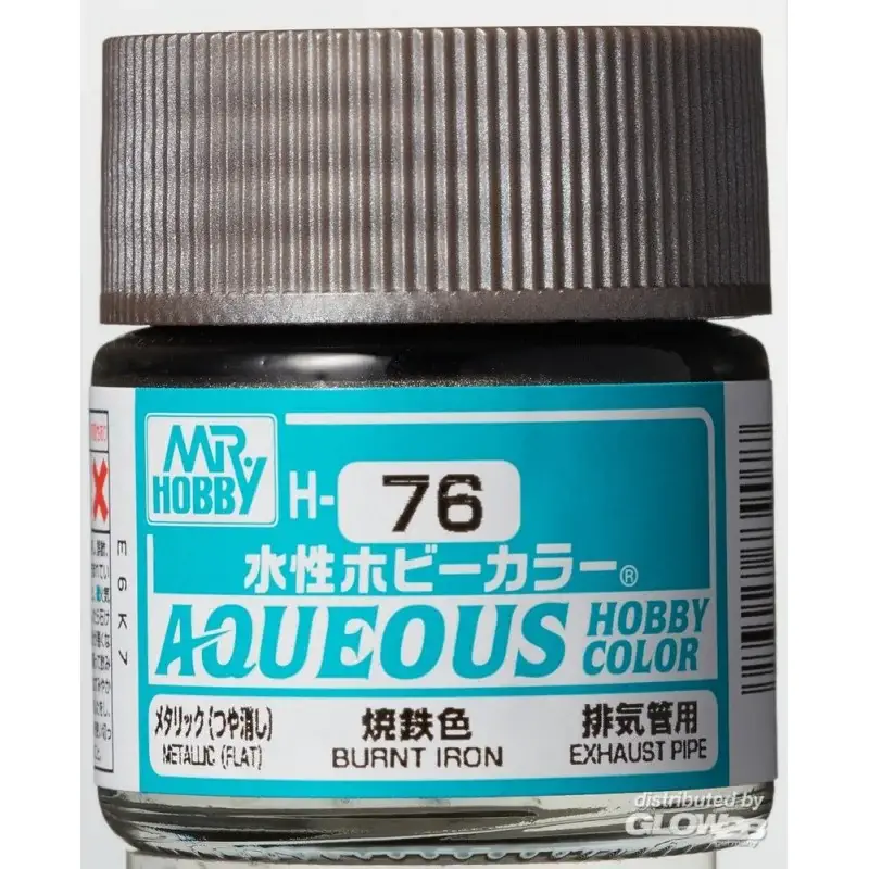 Korting Mr Hobby -Gunze Aqueous Hobby Colors (10 ml) Burnt Iron Acrylverf