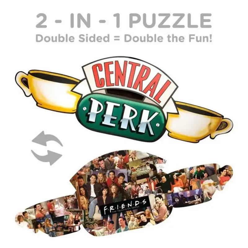 Puzzel Friends Puzzle Shaped Central Perk (600 stuks) Laatste Kans