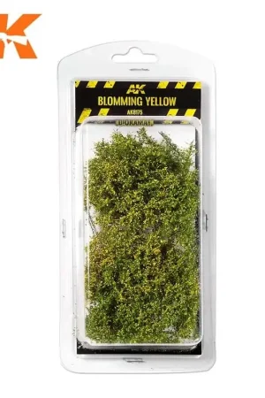 Blommende gele shrubberies 1:35 / 75mm / 90mm Populair
