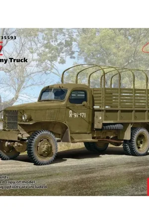 Beperkte Voorraad G7107, WWII Army Truck (100% nieuwe mallen) Schaalmodel