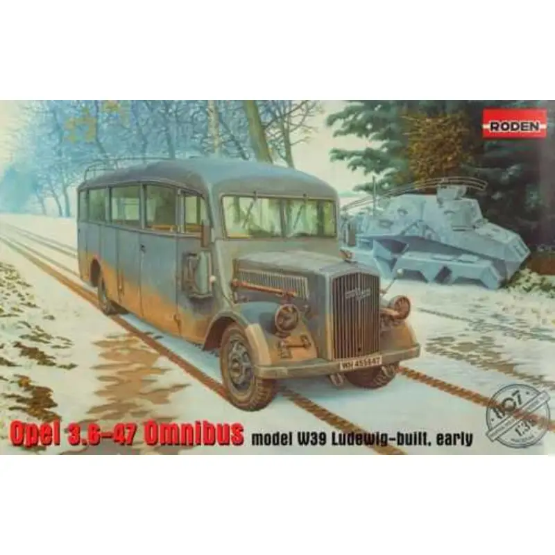Opel Blitz 3,6-47 Type W39 Omnibus Ludewig Early Schaalmodel Nieuw