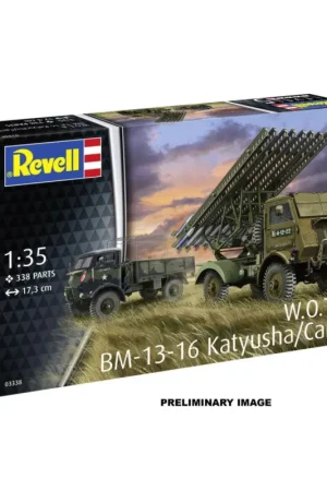 Finale Uitverkoop Model Set WOT 8 BM-13-16 Katyusha/Cargo Schaalmodel