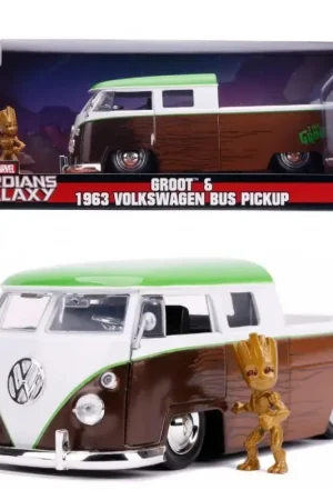 Weekendaanbieding MARVEL - Groot 1963 VW Bus Pick-up - 1:24 Figuurtje