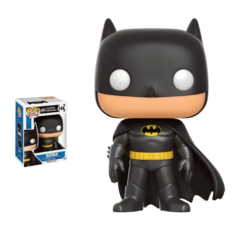 DC Comics POP! Heroes Figure Classic Batman (Flowing Cape) 9 cm Pop figur Beperkt Aanbod