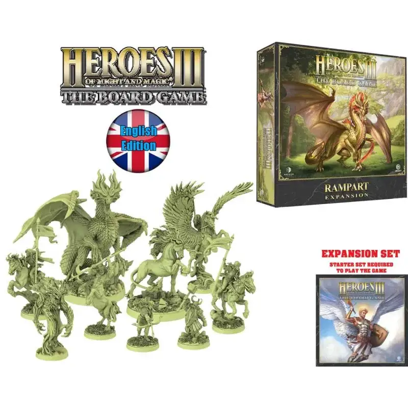 Koop Online Heroes Of Might And Magic Iii: The Board Game - Rampart Expansion Set - English Version