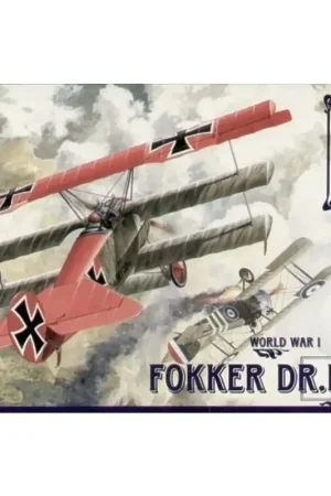 Betaalbaar Fokker Dr.I Triplane Schaalmodel