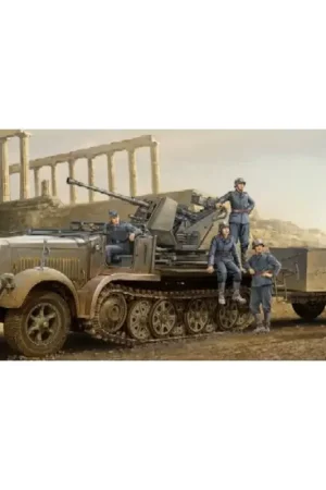 Beperkte Voorraad Duitse 3.7cm flak 37 Schaalmodel