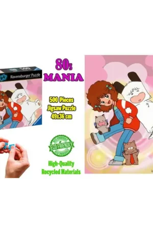 Dagaanbieding Puzzel Hello Spank - 80s Mania 500 Pieces Jigsaw Puzzle