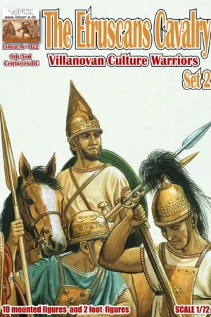 Veilige Betaling Etruskische cavalerie "Villanovan Culture Warriors" 9e-5e eeuw v.Chr. Set 2 Figuren