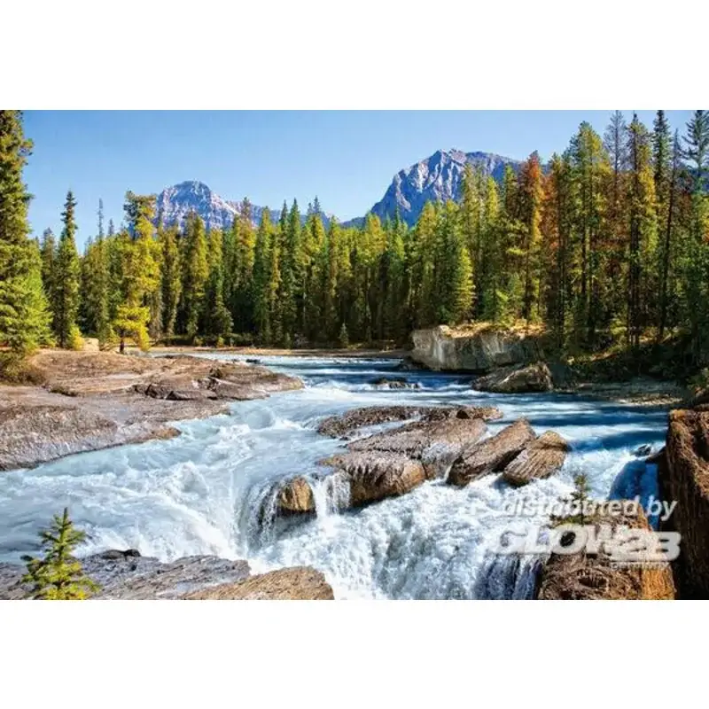 Puzzel Athabasca River, Jasper Nat.Park, Ca, Puzzl Rechtstreeks Van De Fabrikant