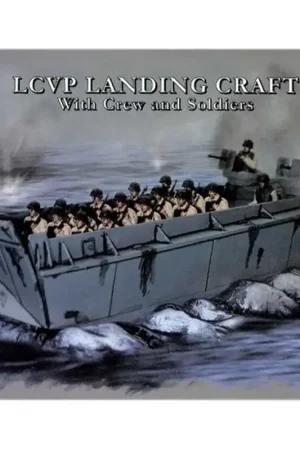LCVP Landing craft Schaalmodel Op = Op