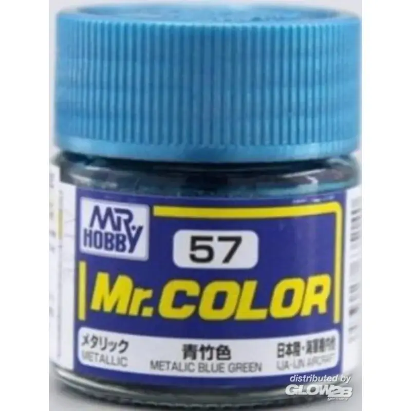 Bestseller Mr Hobby -Gunze Mr. Color (10 ml) Metallic Blue Green Acrylverf