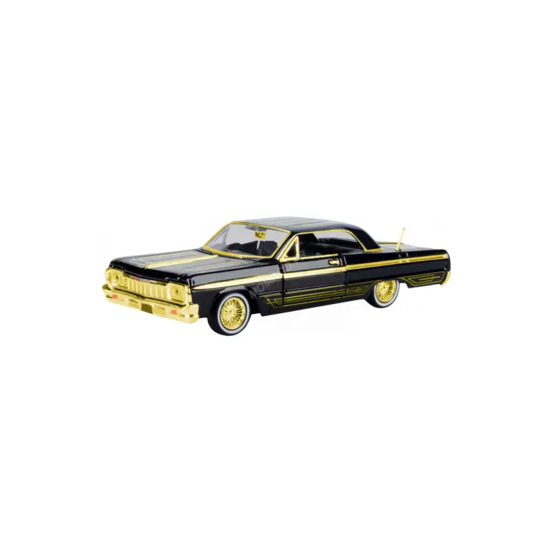 1964 chevrolet impala black/gold Miniatuur Dagaanbieding
