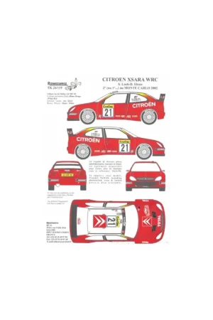 Citroen xsara wrc loeb 2° monte carlo 2002 Nu Kopen