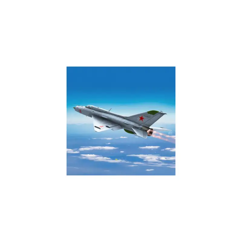 Plastic airplane model Mig-21PF Fishbed-D 1:48 Schaalmodel Flitsaanbieding