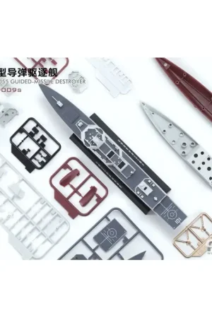 Betaalbaar Chinese Type-055 Guided-Missile Destroyer (Pre-colored Edition) Schaalmodel