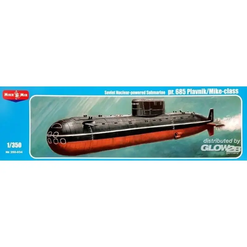 Project 685 Plavnik / Mike-klasse, Sovjet nucleair aangedreven onderzeeër Schaalmodel Shop Nu