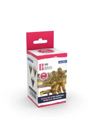 AK INTERACTIVE: acrylic paint US UNIFORMS (QUICK GEN SET) Acrylverf Finale Uitverkoop