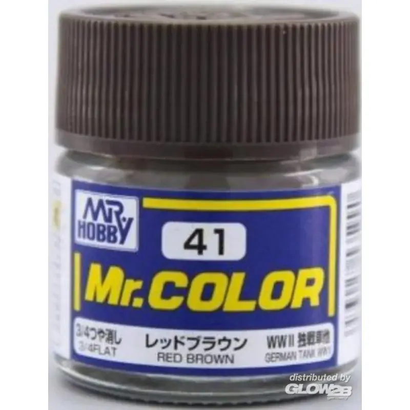 Mr Hobby -Gunze Mr. Color (10 ml) Red Brown Acrylverf Uitverkoop