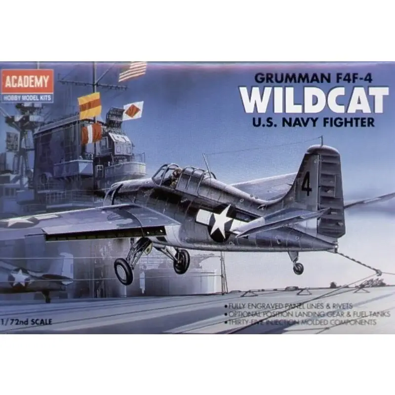 Betrouwbaar Grumman F4F-4 Wildcat. Schaalmodel