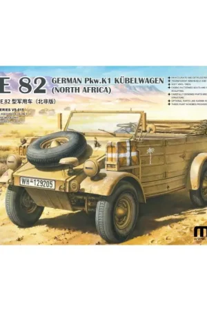 Express Levering MENG MODEL: 1/35; German Pkw.K1 Kübelwagen Type 82 (North Africa) Schaalmodel