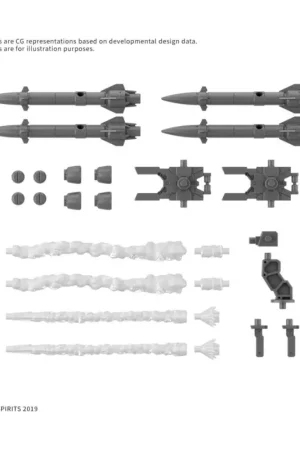 Premium 30mm 1/144 Option Parts Set 21 Multi Missile 1