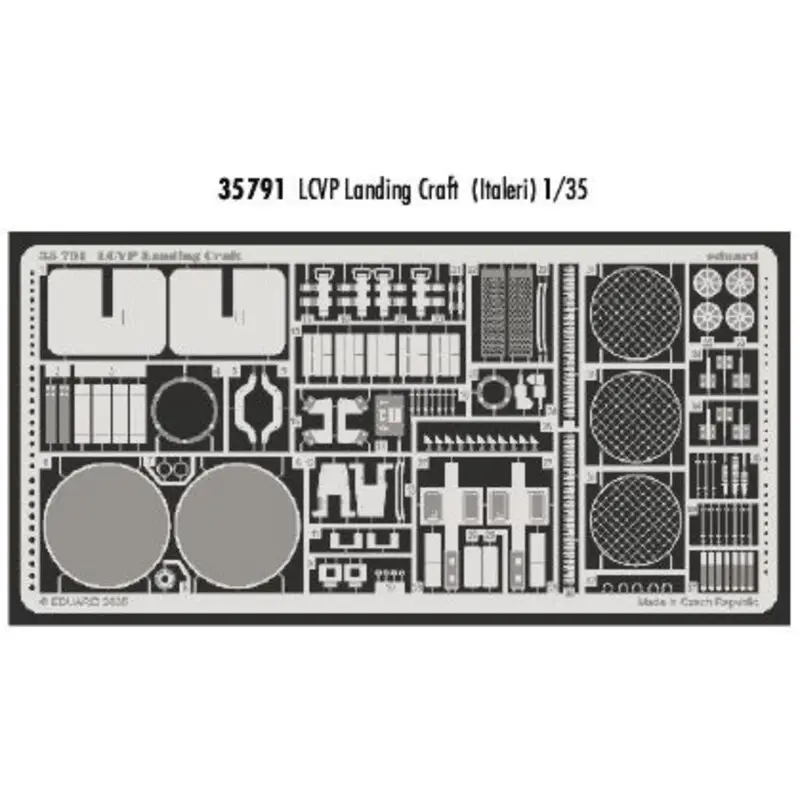 LCVP Landing Craft (toebehoren voor modelbouwsets van Italeri) Accessoire Express Levering