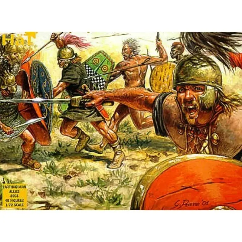 Voordeelprijs Carthaginian Allies 48 figures. Figuren