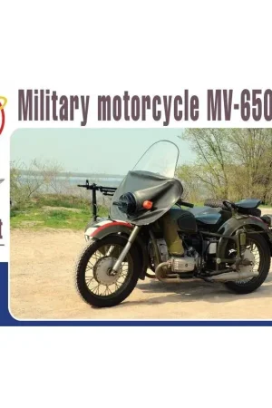 Koop Vandaag MV-650 militaire motorfiets Schaalmodel