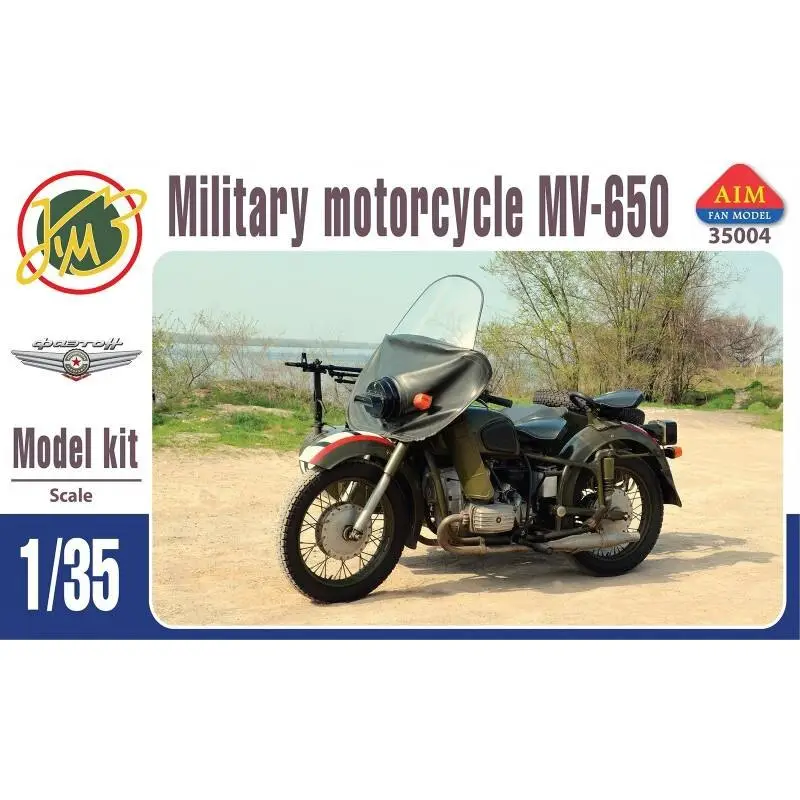 Koop Vandaag MV-650 militaire motorfiets Schaalmodel
