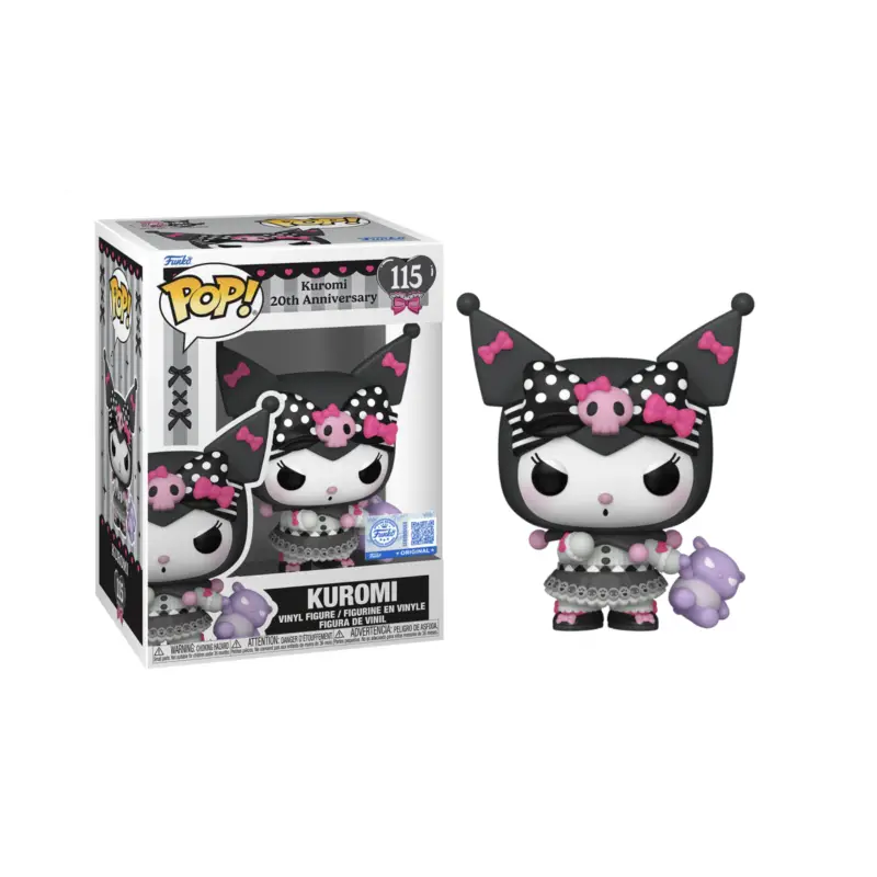 KUROMI - POP Sanrio No. 115 - Kuromi With Toy Pop figur Veilige Betaling