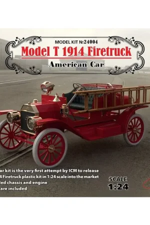 Tijdelijk Beschikbaar Model T 1914 Brandweerwagen, Amerikaanse Auto (100% nieuwe mallen) Schaalmodel